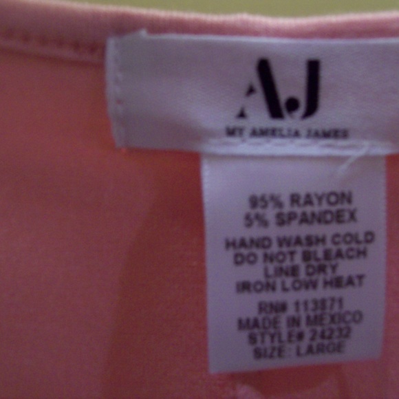 NWT AJ Pink Cheyenne Tiered Top 2XL - Picture 4 of 4